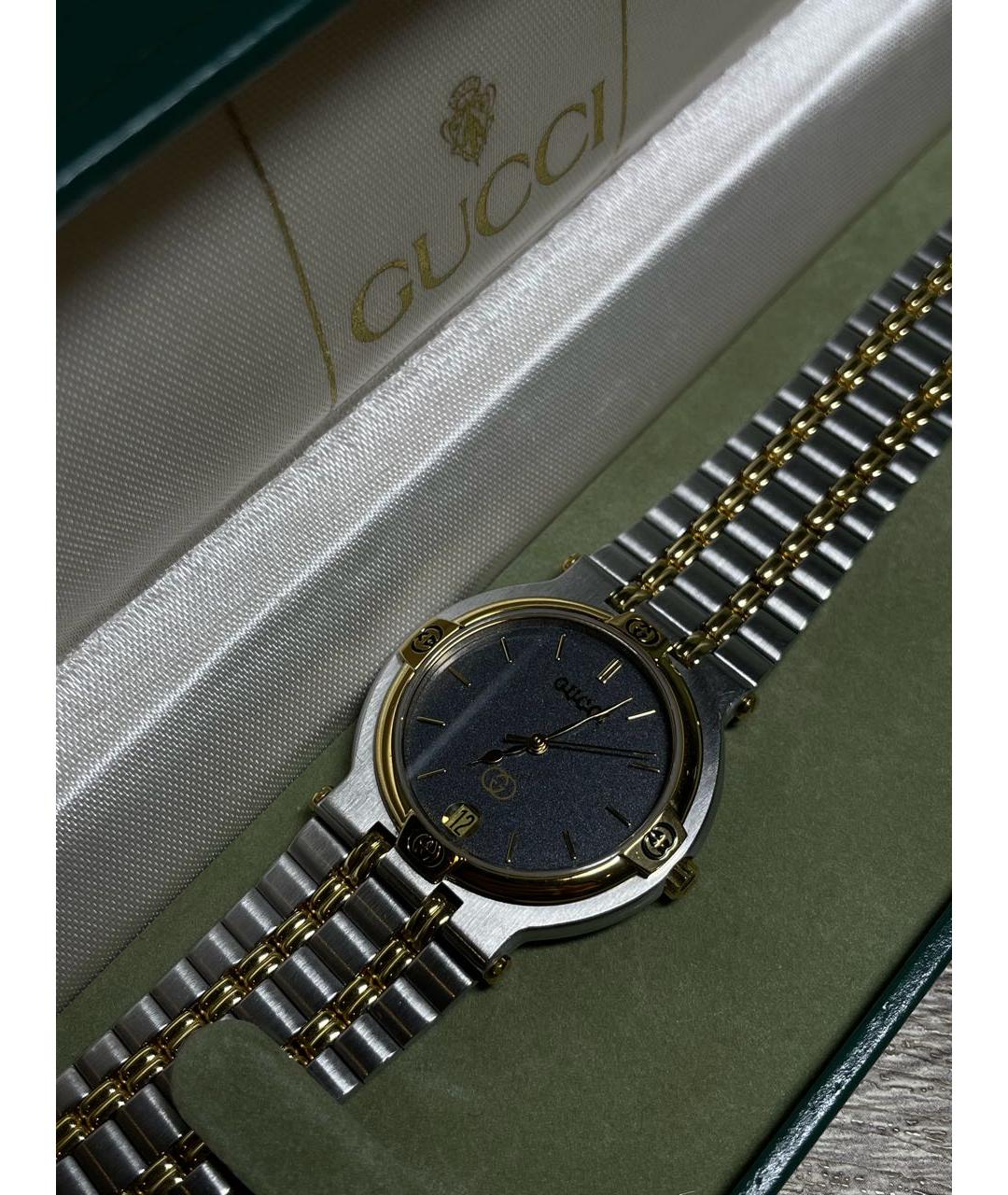 GUCCI Мульти часы из золота и стали, фото 2