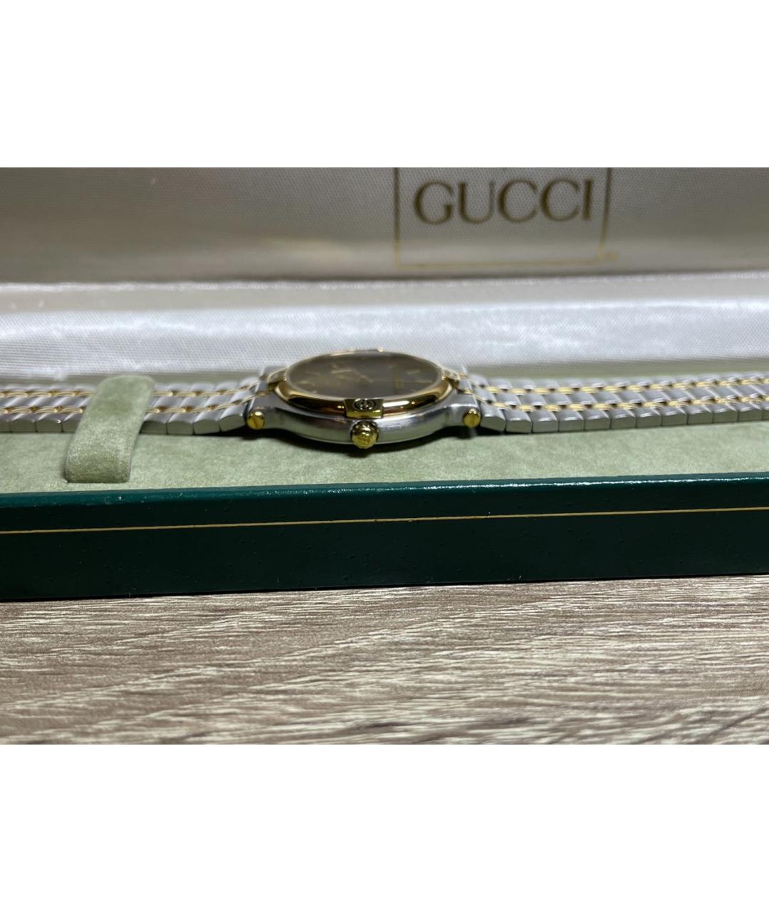 GUCCI Мульти часы из золота и стали, фото 3