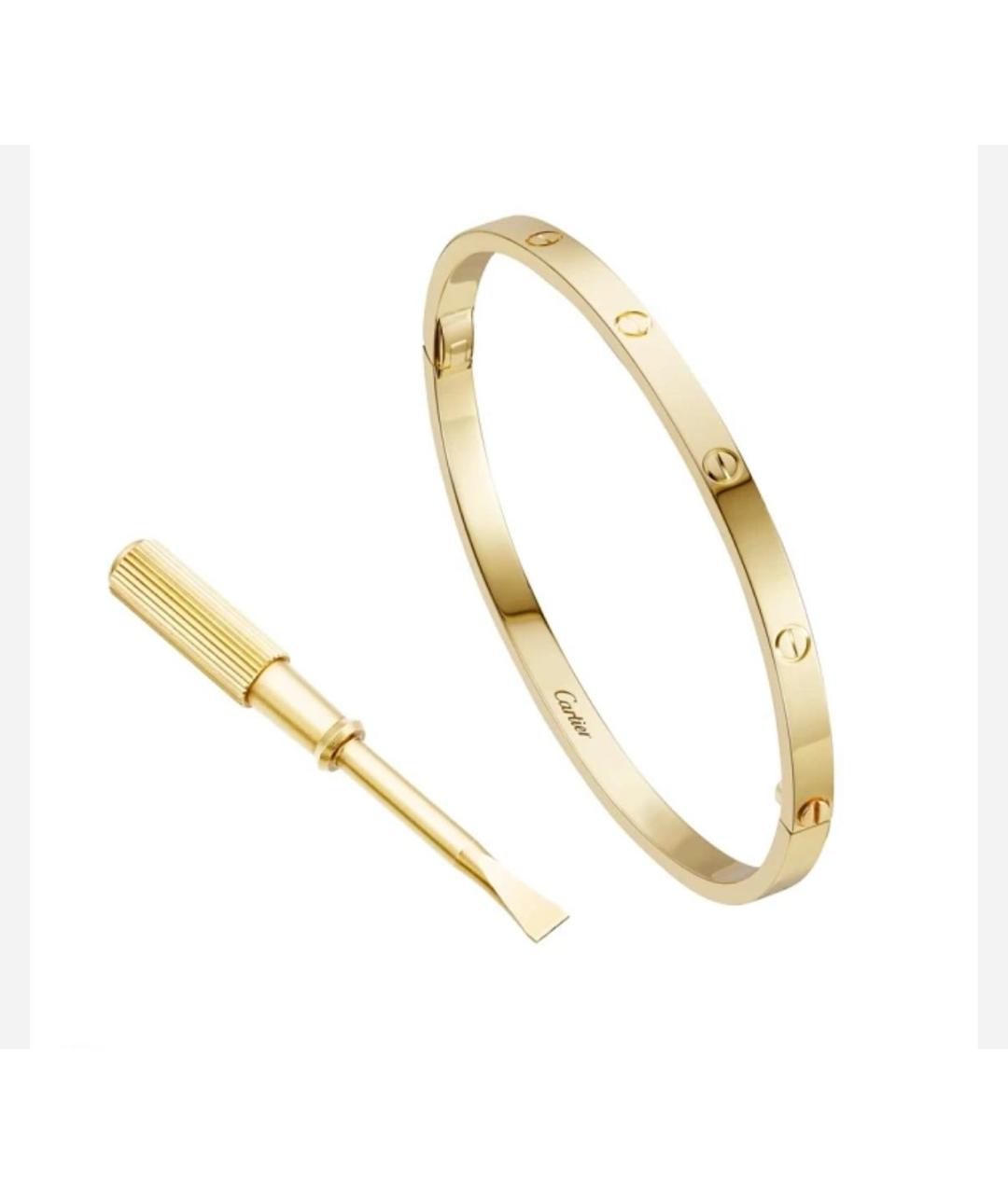CARTIER Золотой браслет из желтого золота, фото 4