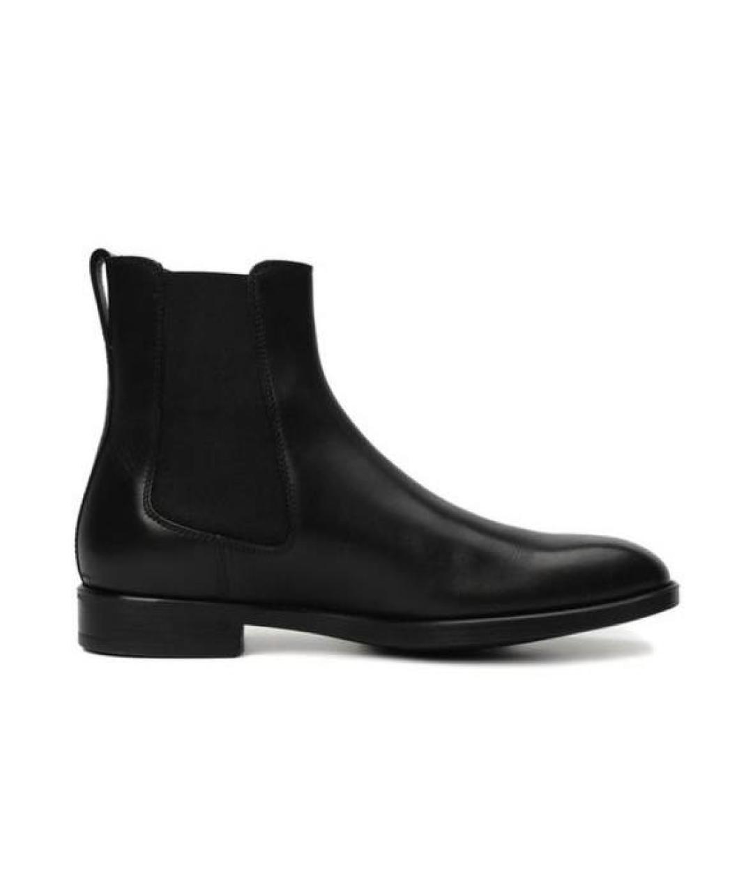 TOM FORD Черные кожаные высокие ботинки, фото 5