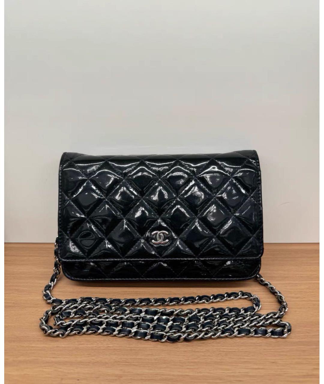 CHANEL Черная сумка через плечо, фото 5