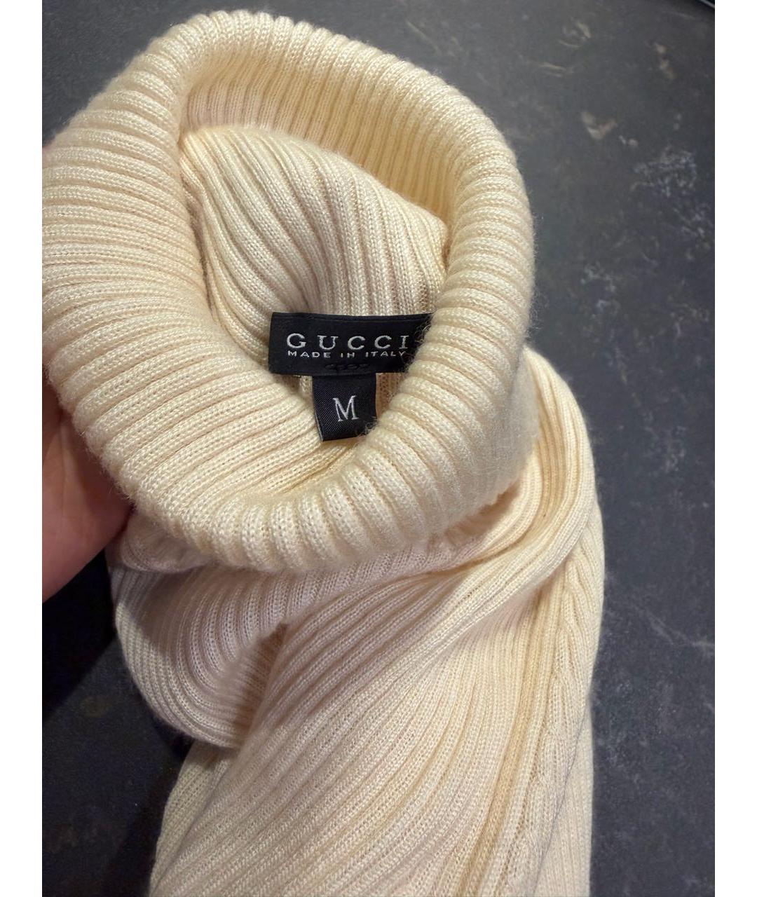 GUCCI Бежевая кашемировая водолазка, фото 6
