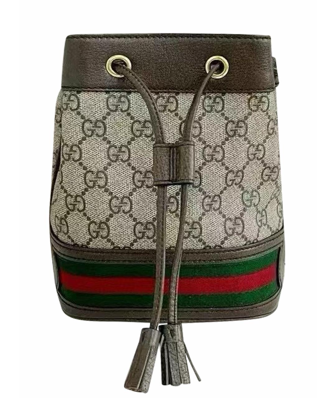 GUCCI Коричневая сумка через плечо, фото 1