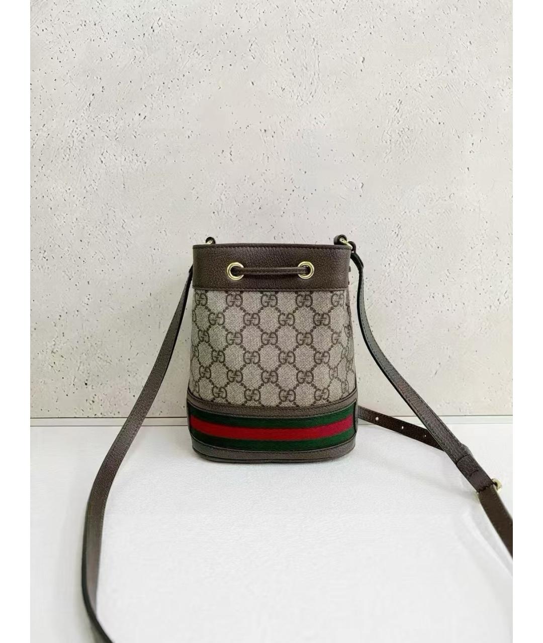 GUCCI Коричневая сумка через плечо, фото 2