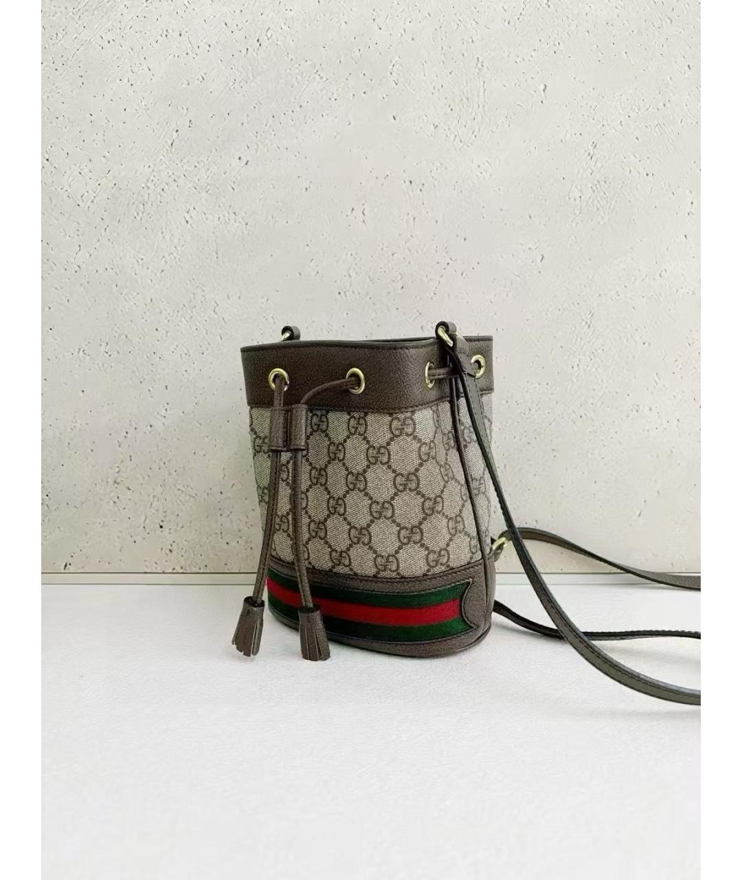 GUCCI Коричневая сумка через плечо, фото 4