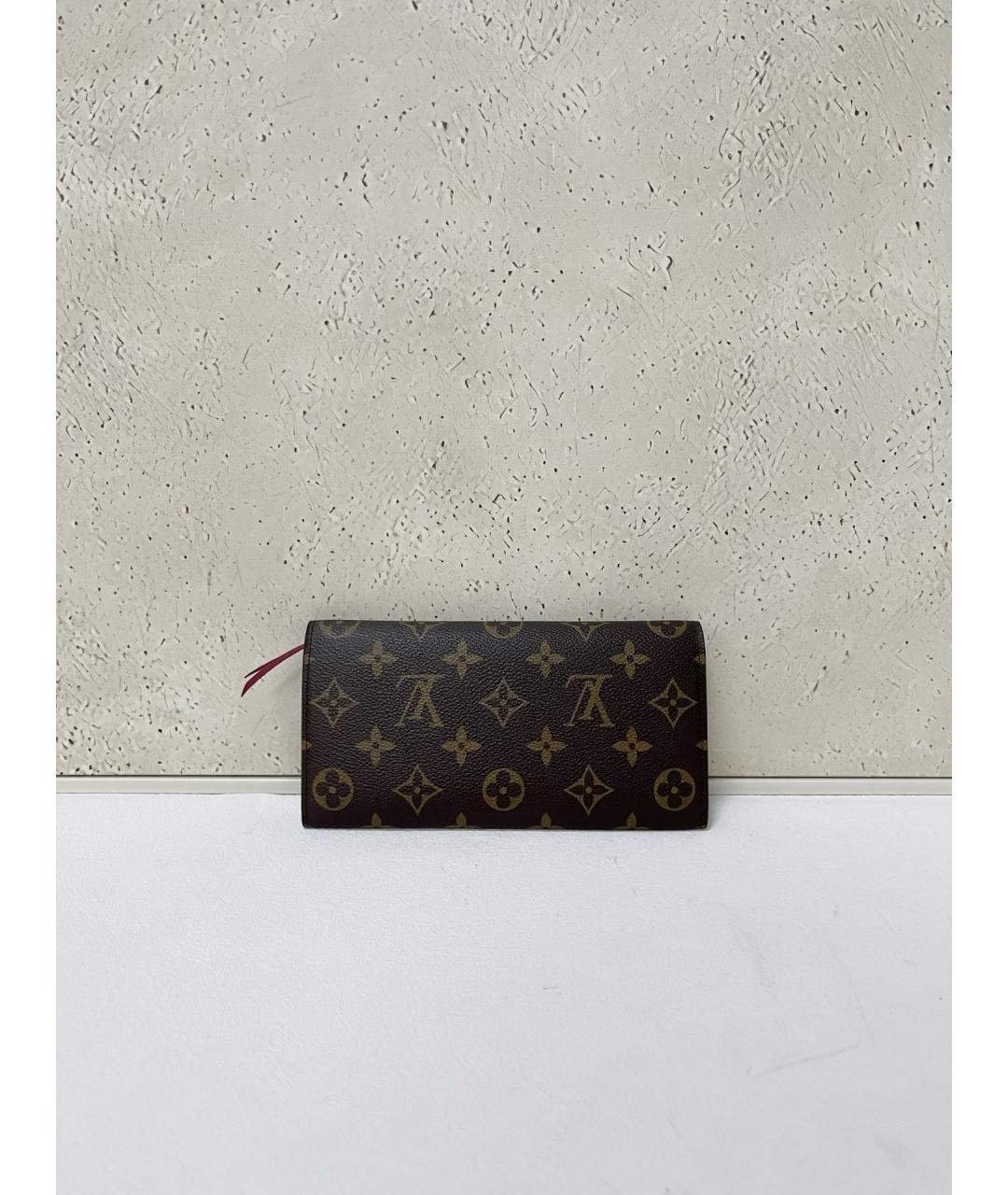 LOUIS VUITTON Коричневый кошелек, фото 2