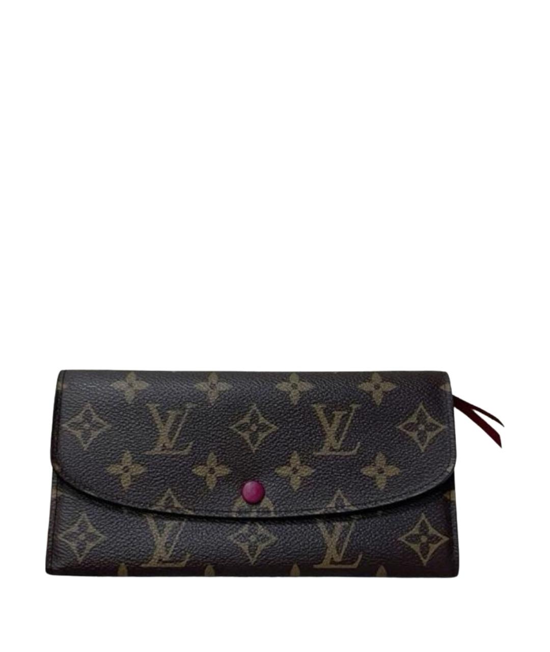 LOUIS VUITTON Коричневый кошелек, фото 1