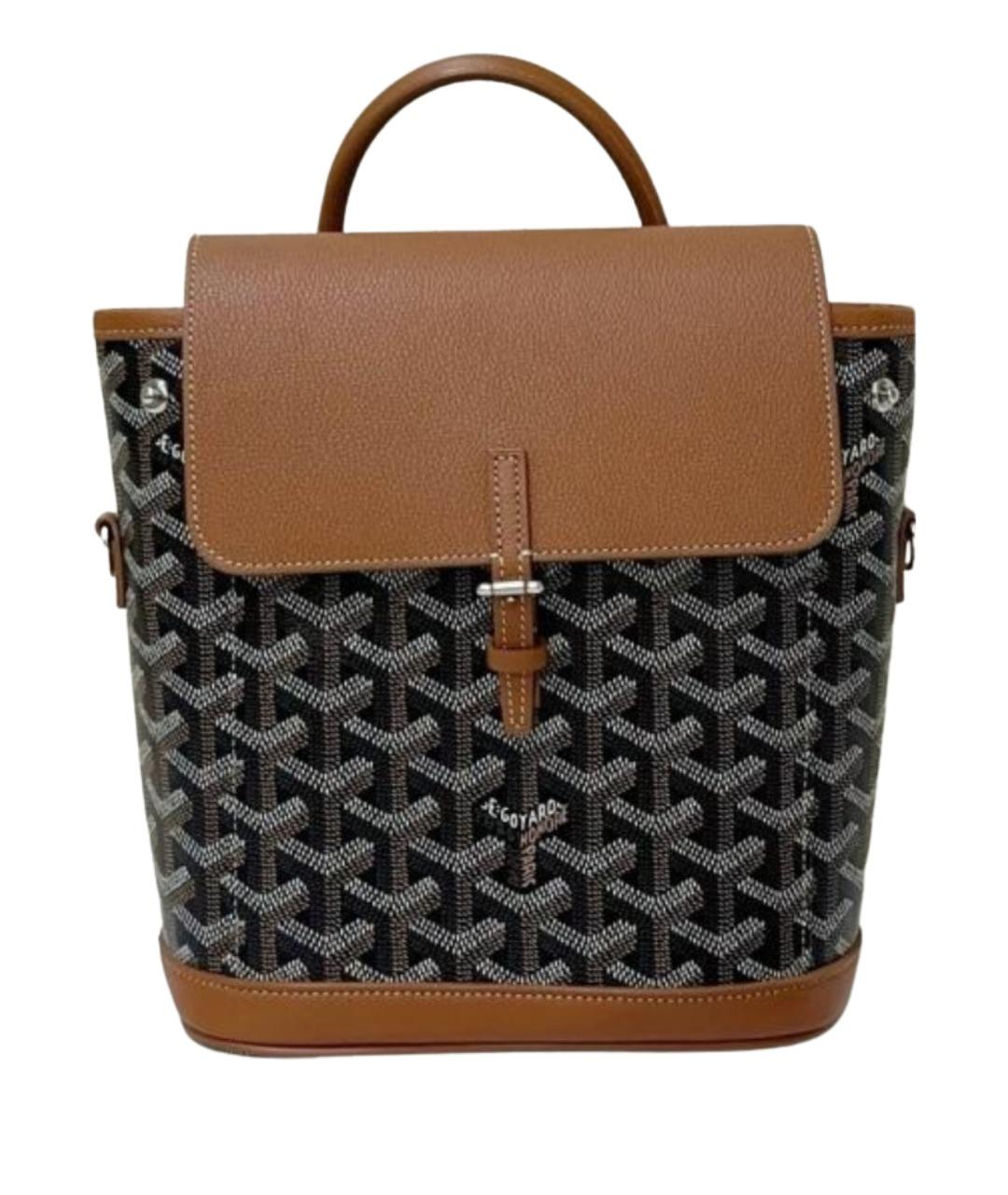 GOYARD Коричневый канва рюкзак, фото 1