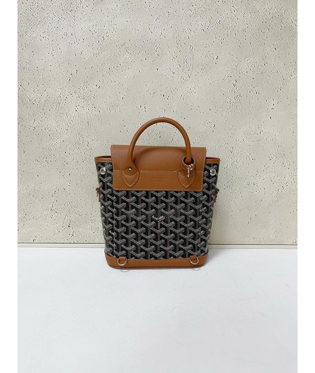 GOYARD Коричневый канва рюкзак, фото 2