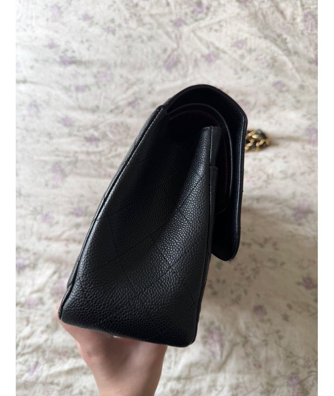 CHANEL Черная кожаная сумка через плечо, фото 4
