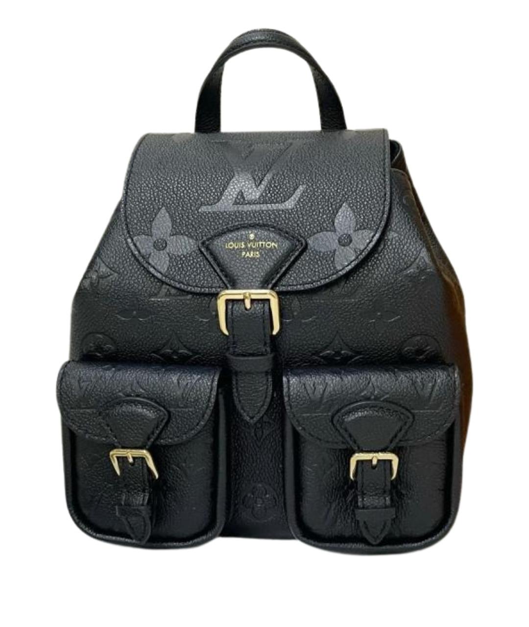 LOUIS VUITTON Черный кожаный рюкзак, фото 1