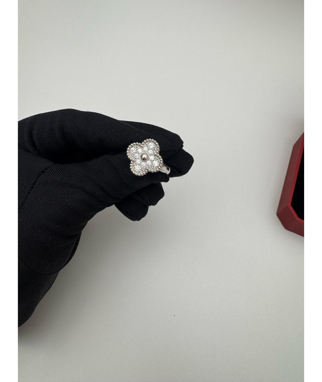 VAN CLEEF & ARPELS Серебряное кольцо из белого золота, фото 5