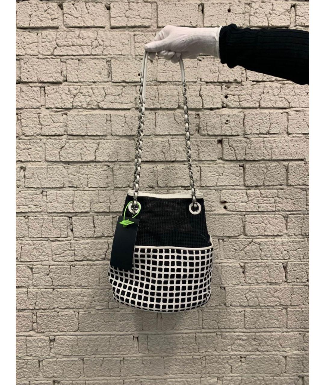 CHANEL Черная сумка через плечо, фото 4