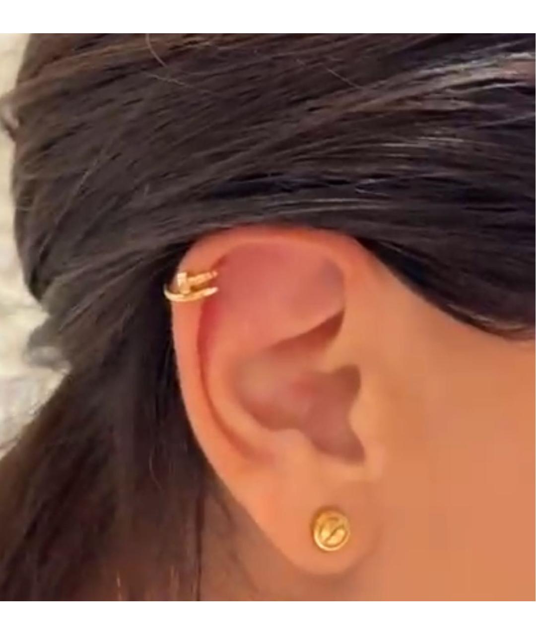 CARTIER Золотые серьги из желтого золота, фото 4