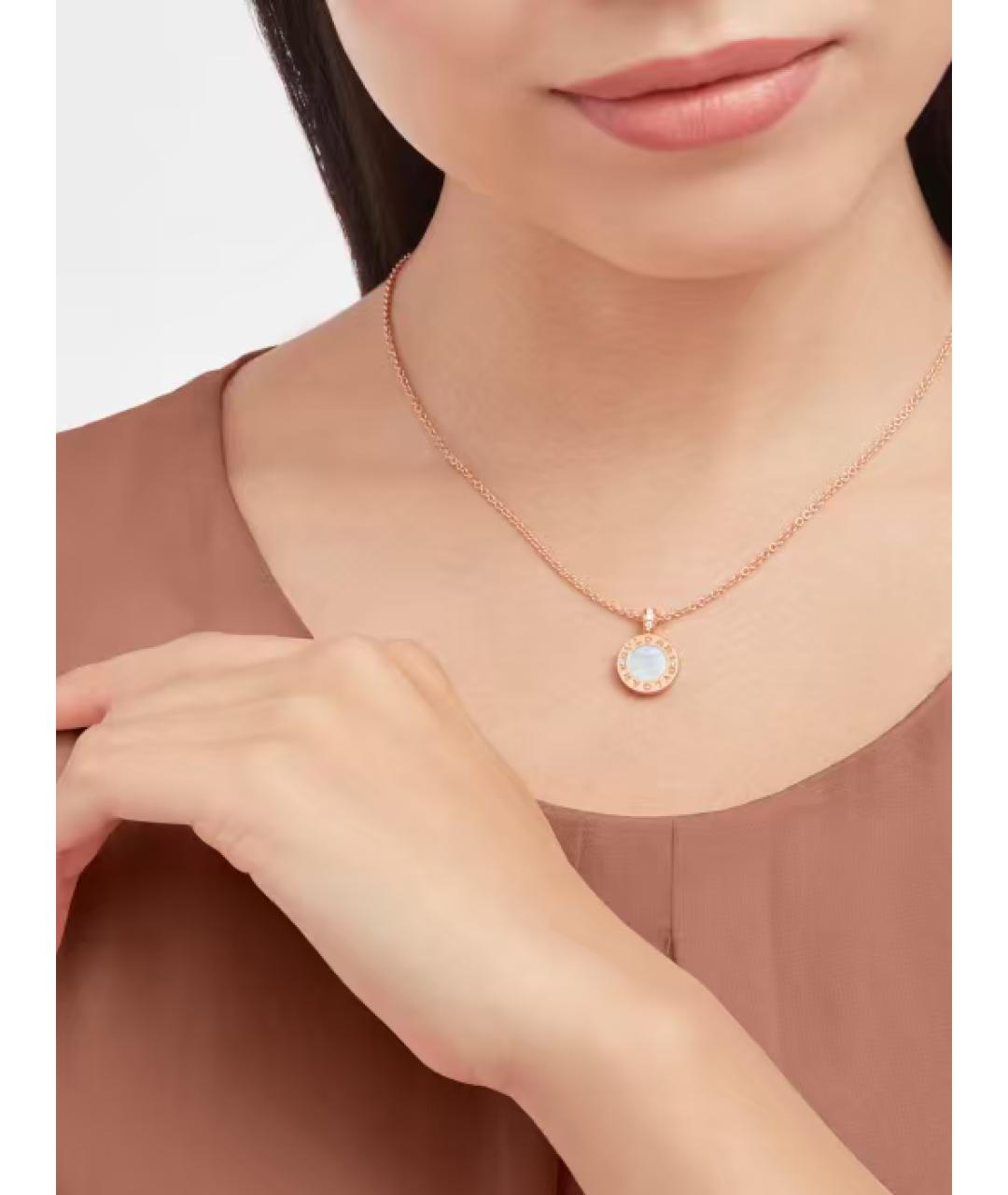 BVLGARI Золотое колье из розового золота, фото 3
