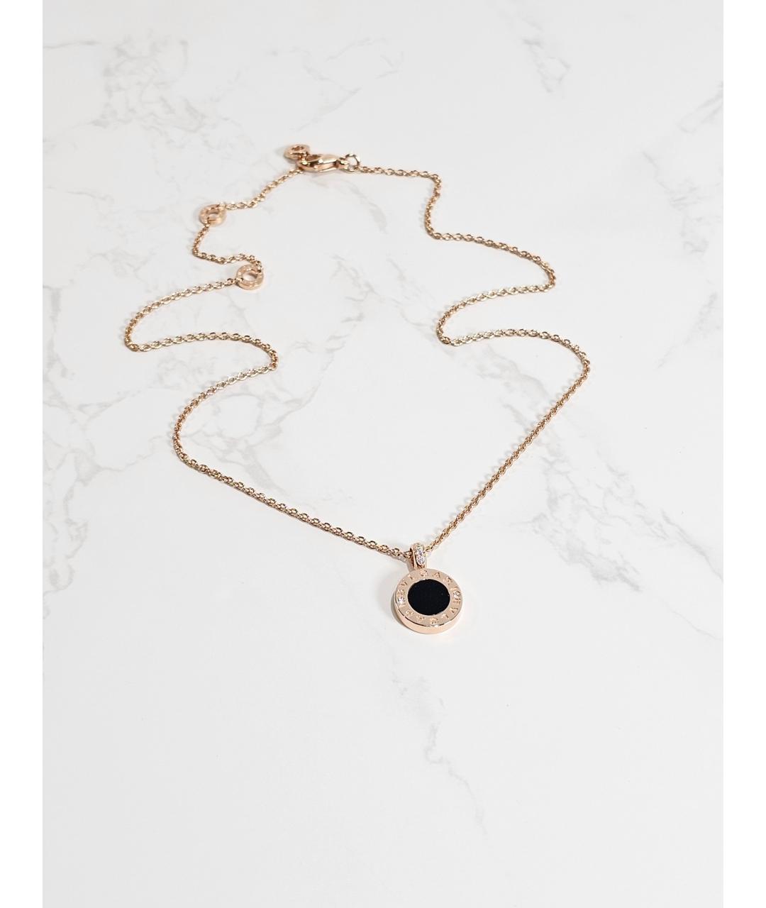 BVLGARI Золотое колье из розового золота, фото 2