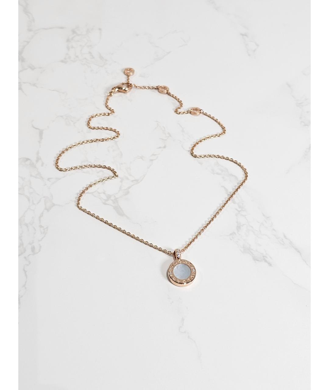 BVLGARI Золотое колье из розового золота, фото 5