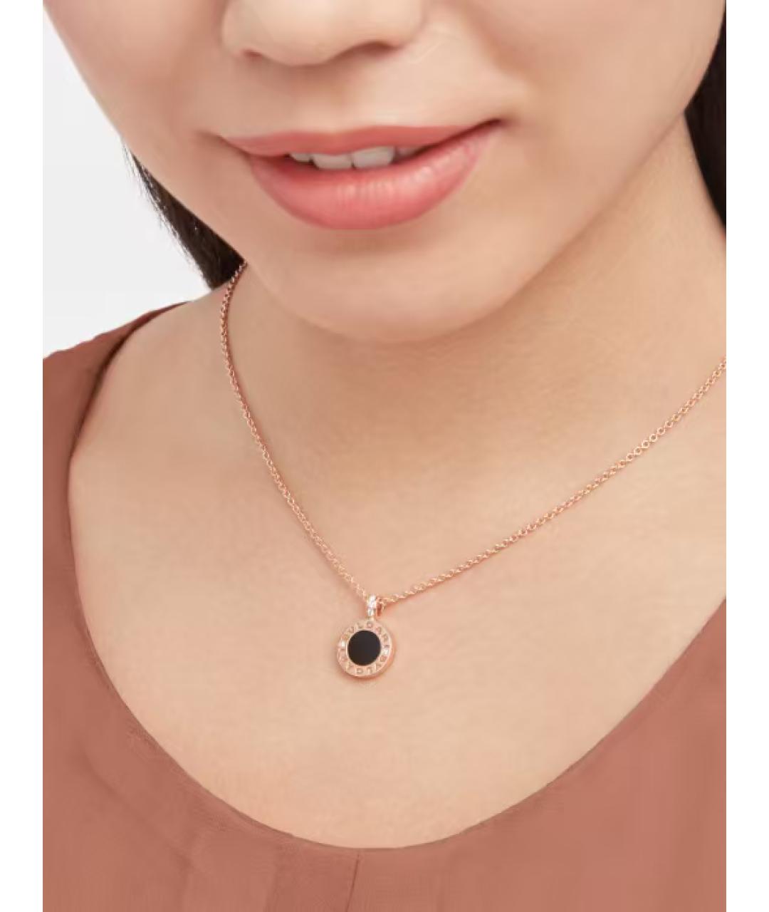 BVLGARI Золотое колье из розового золота, фото 4