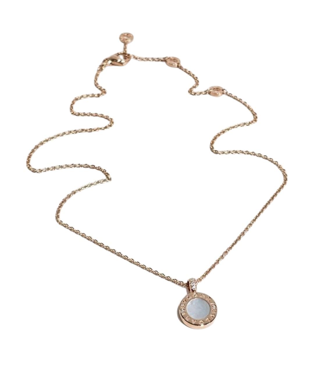 BVLGARI Золотое колье из розового золота, фото 1