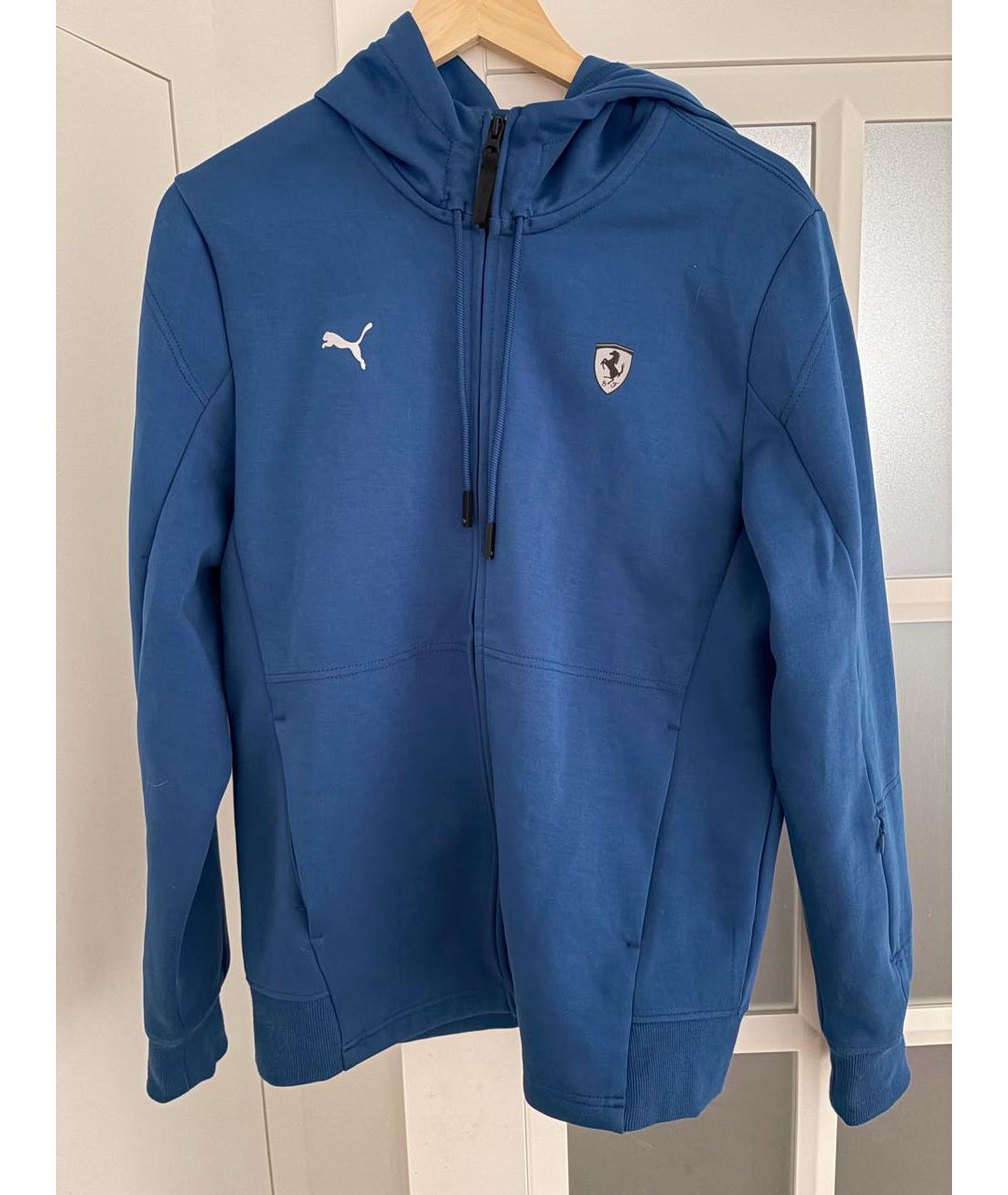 PUMA Синяя хлопковая спортивная куртка, фото 5