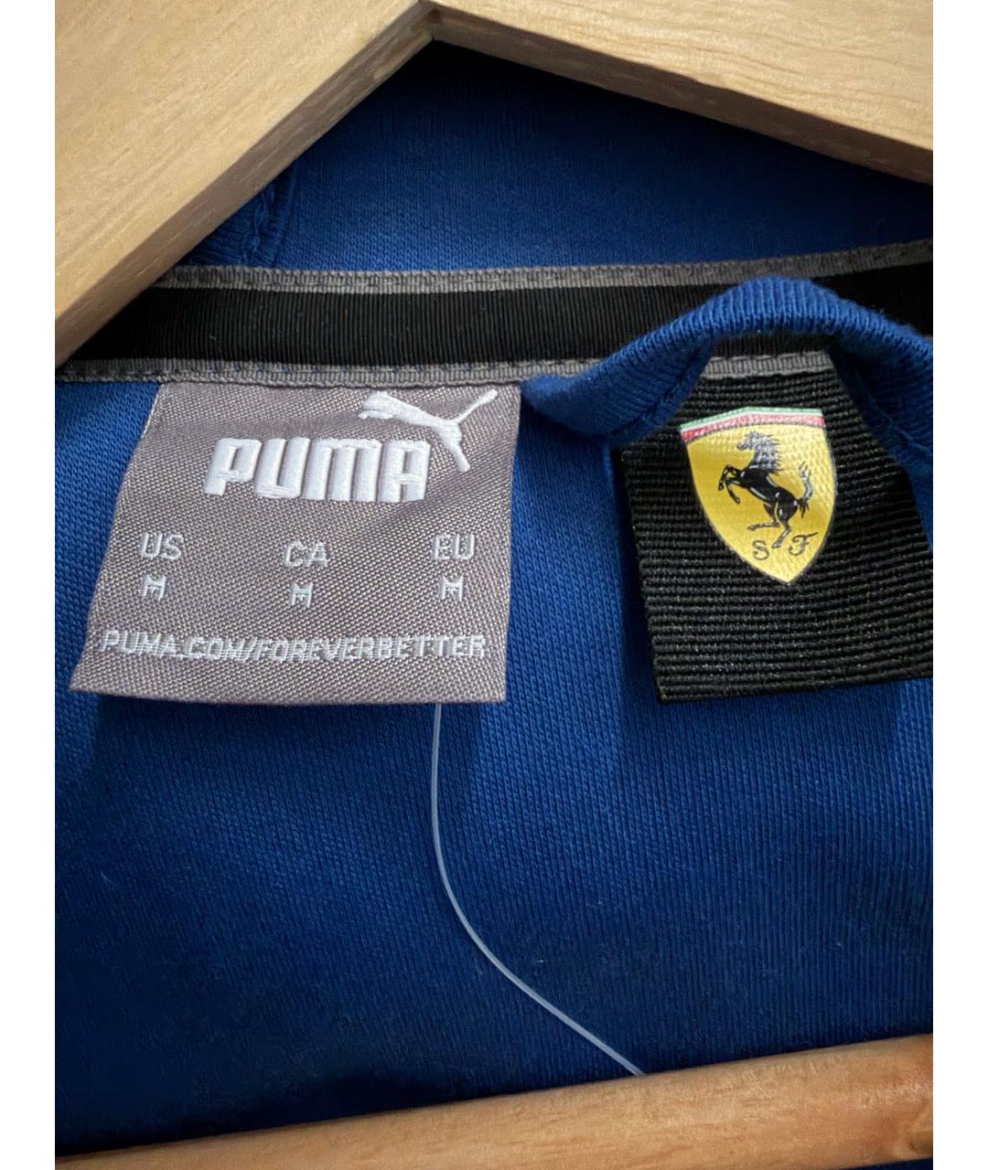 PUMA Синяя хлопковая спортивная куртка, фото 4