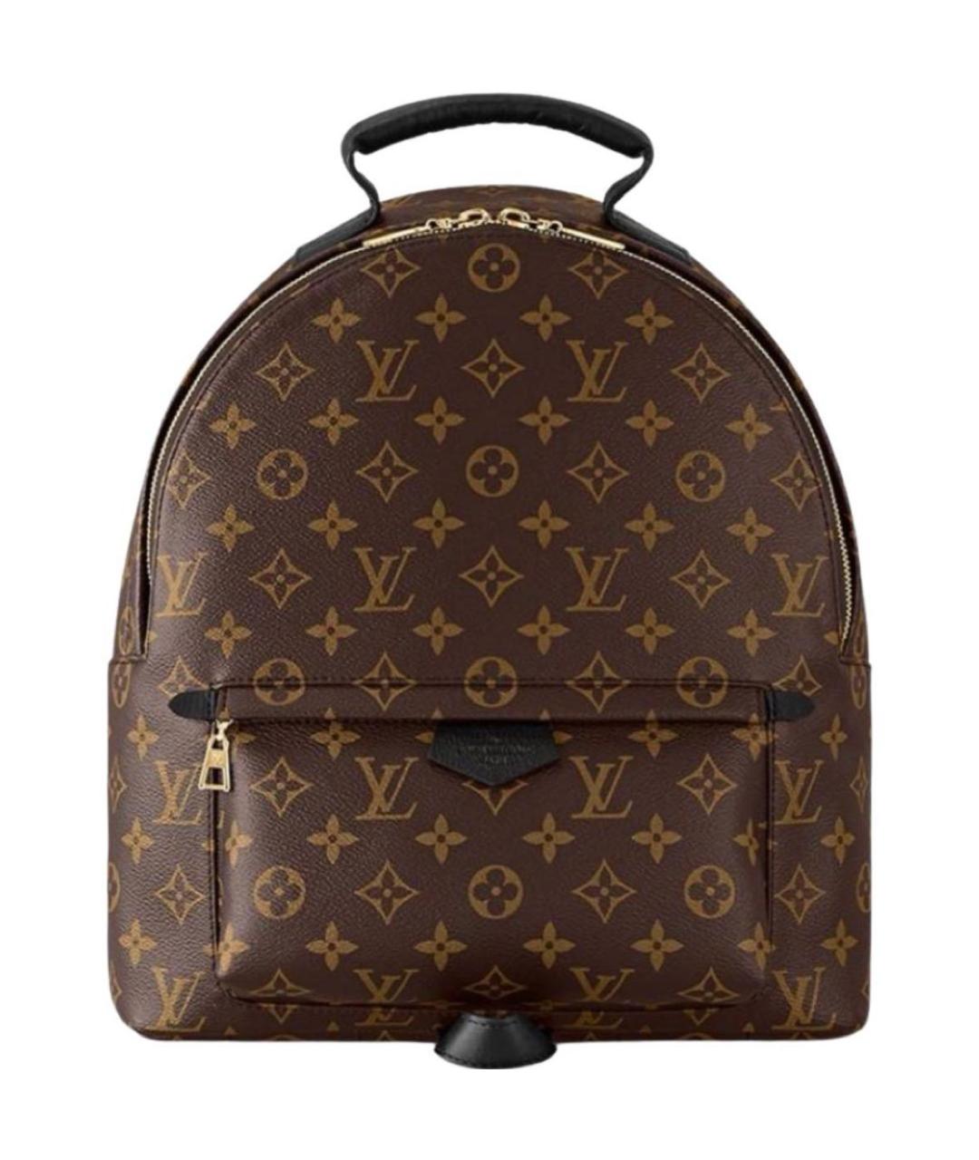 LOUIS VUITTON Коричневый кожаный рюкзак, фото 1