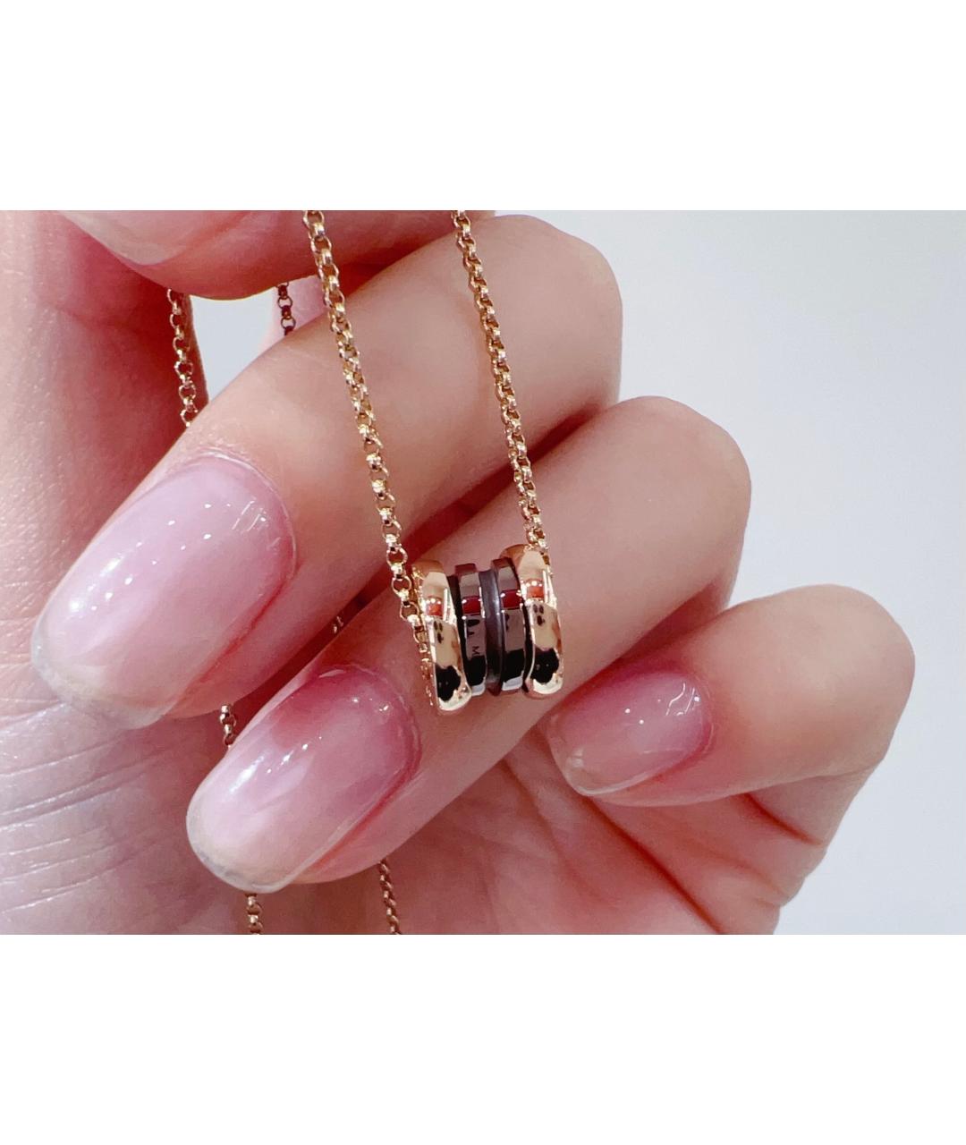 BVLGARI Золотое колье из розового золота, фото 3
