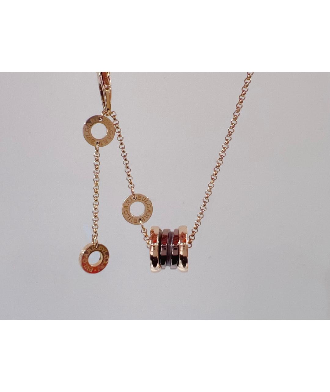 BVLGARI Золотое колье из розового золота, фото 9