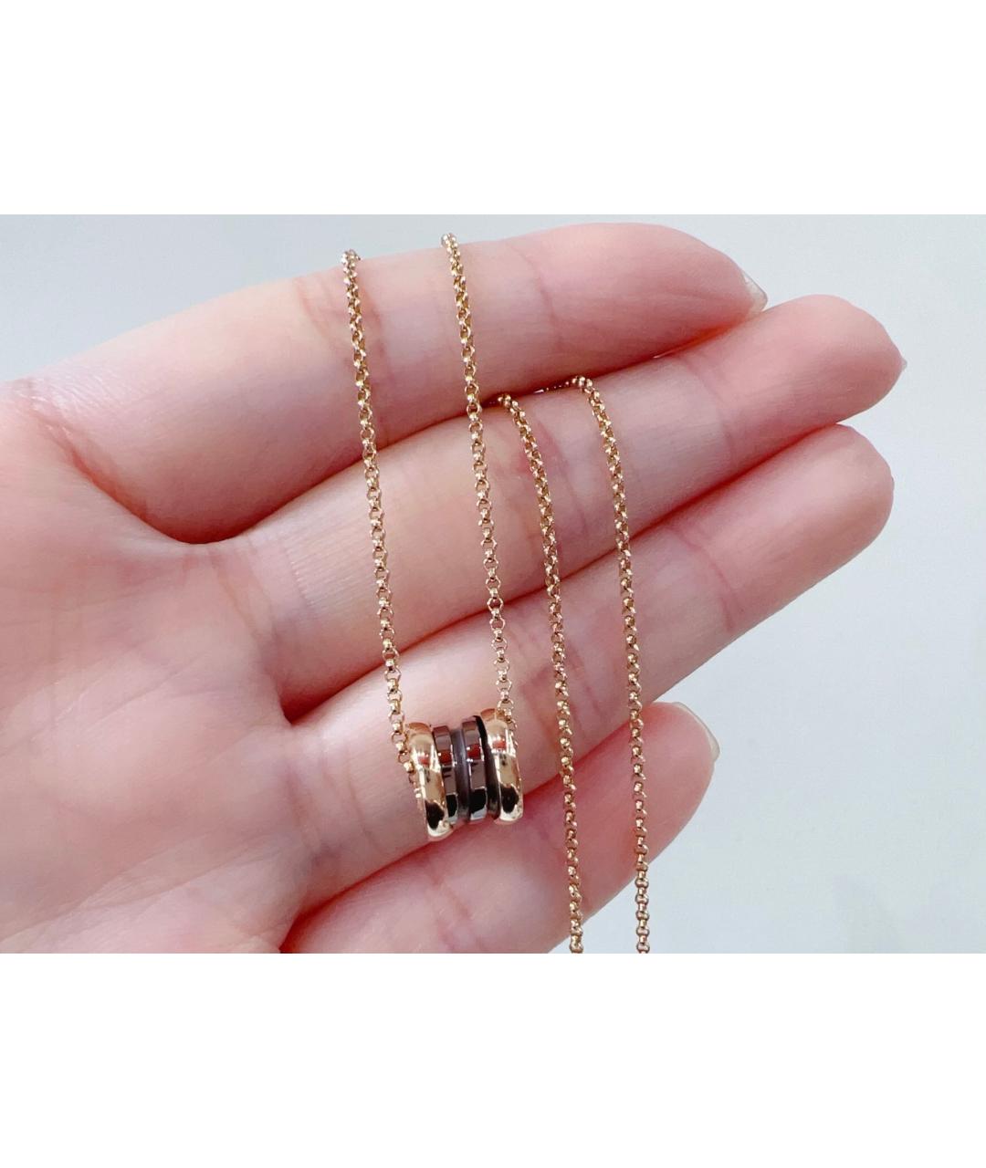 BVLGARI Золотое колье из розового золота, фото 7