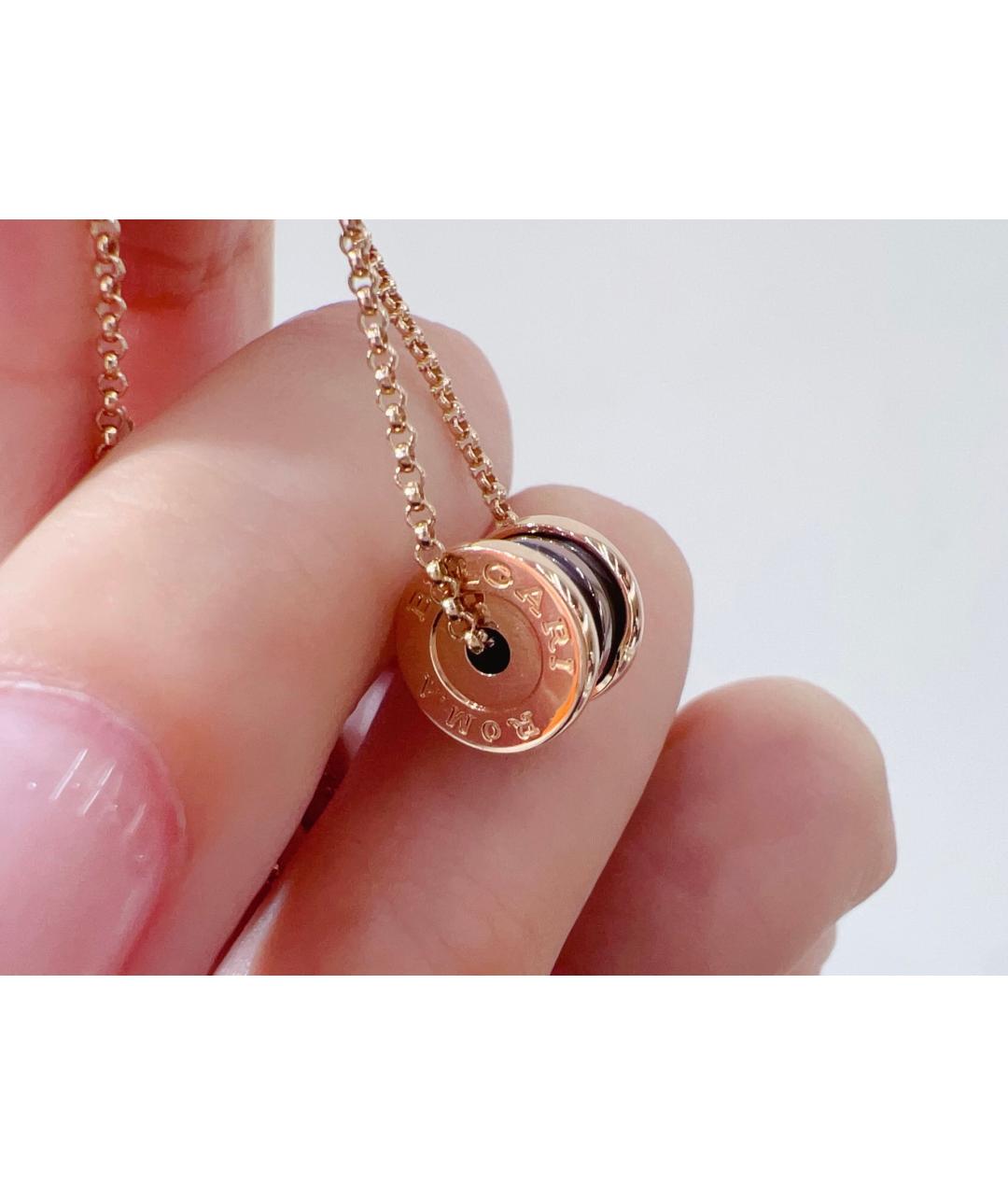 BVLGARI Золотое колье из розового золота, фото 5