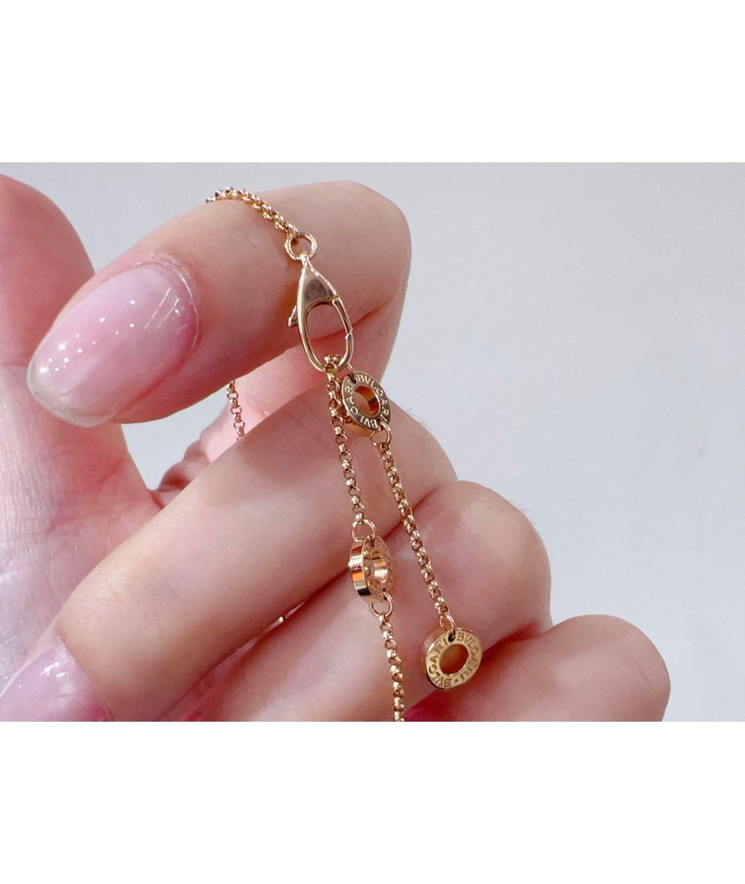 BVLGARI Золотое колье из розового золота, фото 6