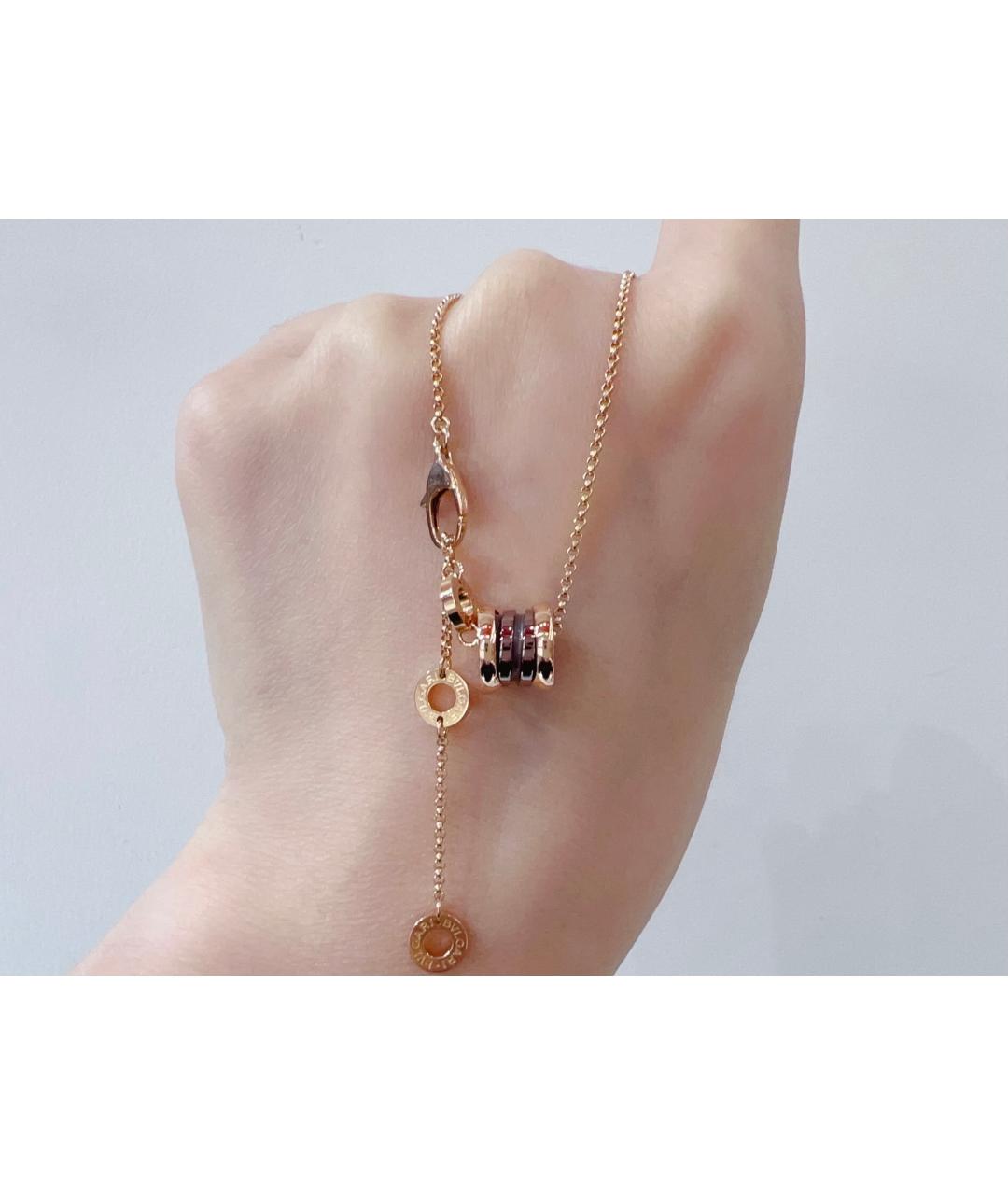BVLGARI Золотое колье из розового золота, фото 2