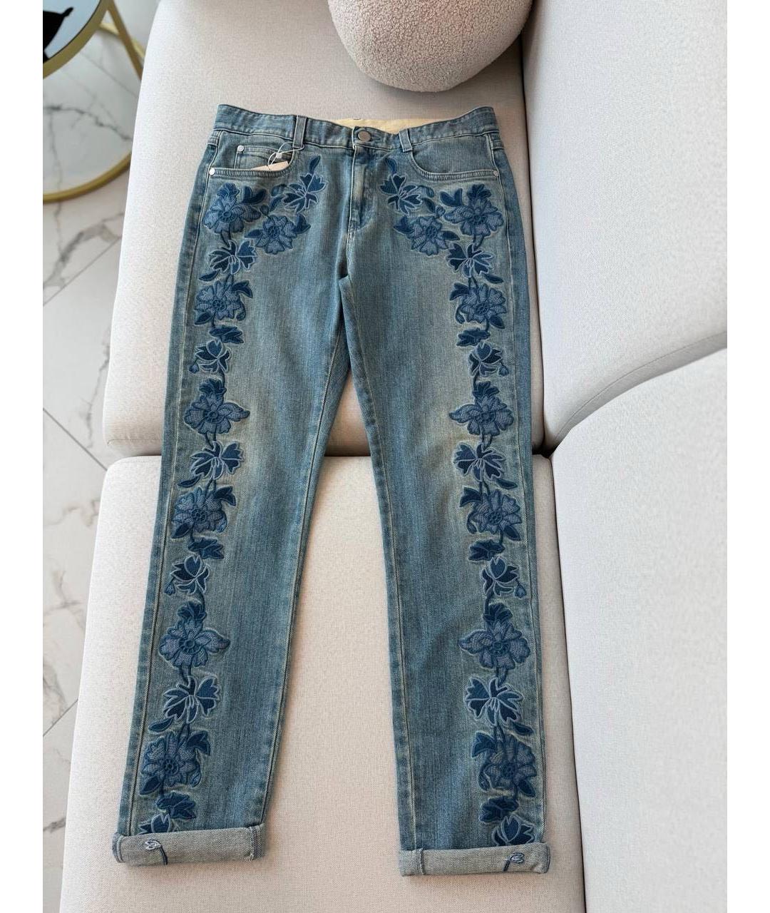 STELLA MCCARTNEY Синие джинсы слим, фото 8