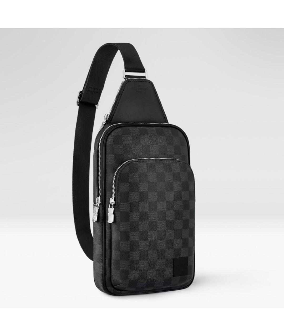 LOUIS VUITTON Серая канва сумка на плечо, фото 9
