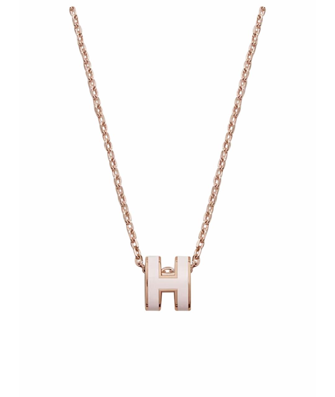 HERMES Золотая металлическая подвеска, фото 1