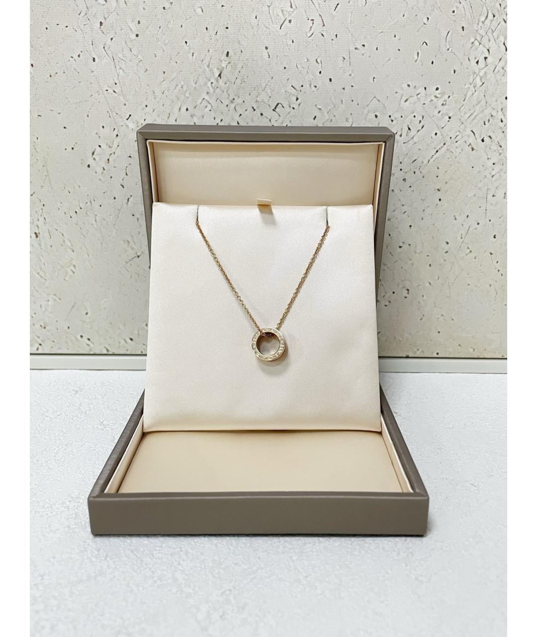 BVLGARI Золотое колье из розового золота, фото 3