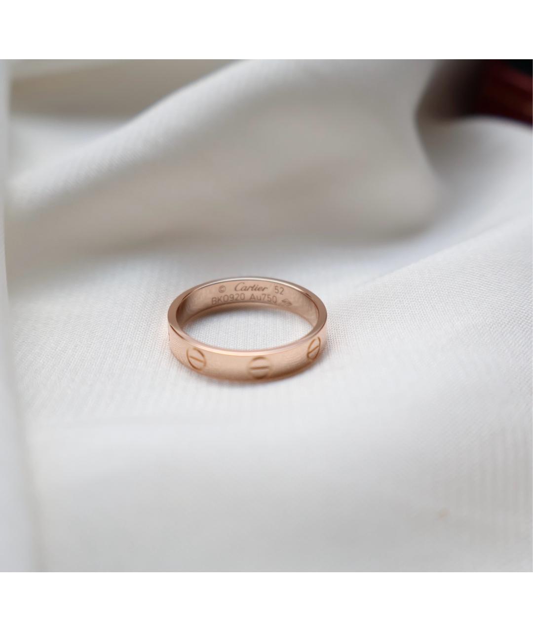 CARTIER Золотое кольцо из розового золота, фото 5