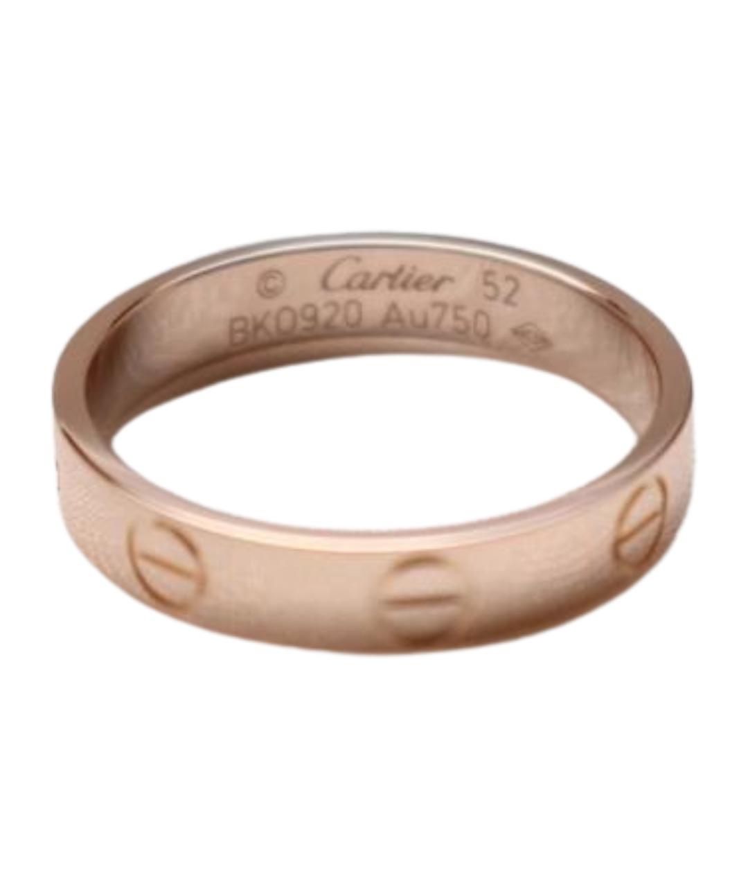 CARTIER Золотое кольцо из розового золота, фото 1