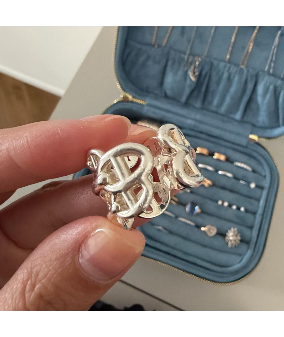HERMES Серебряное серебряное кольцо, фото 3