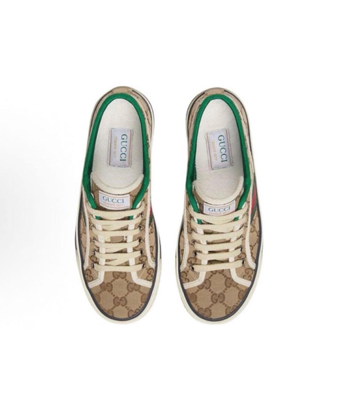 GUCCI Мульти текстильные кеды, фото 2