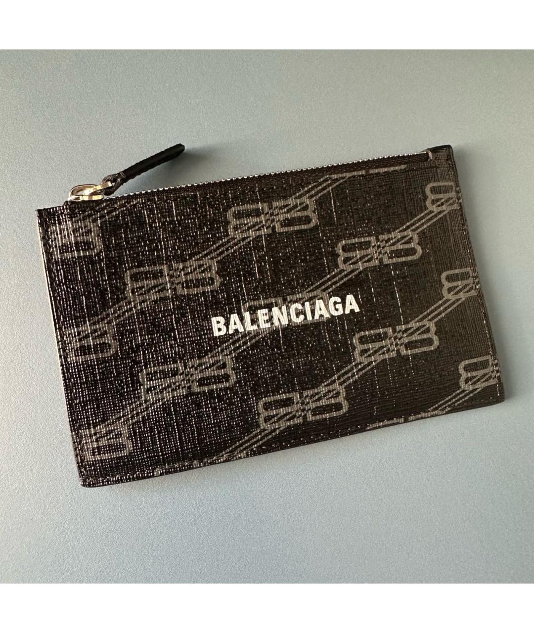 BALENCIAGA Антрацитовый кардхолдер, фото 4