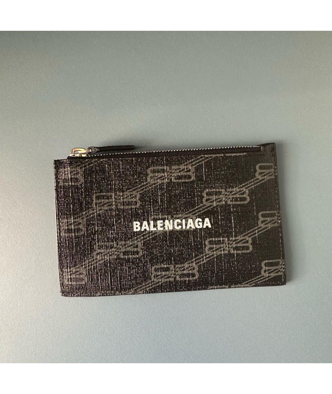 BALENCIAGA Антрацитовый кардхолдер, фото 5