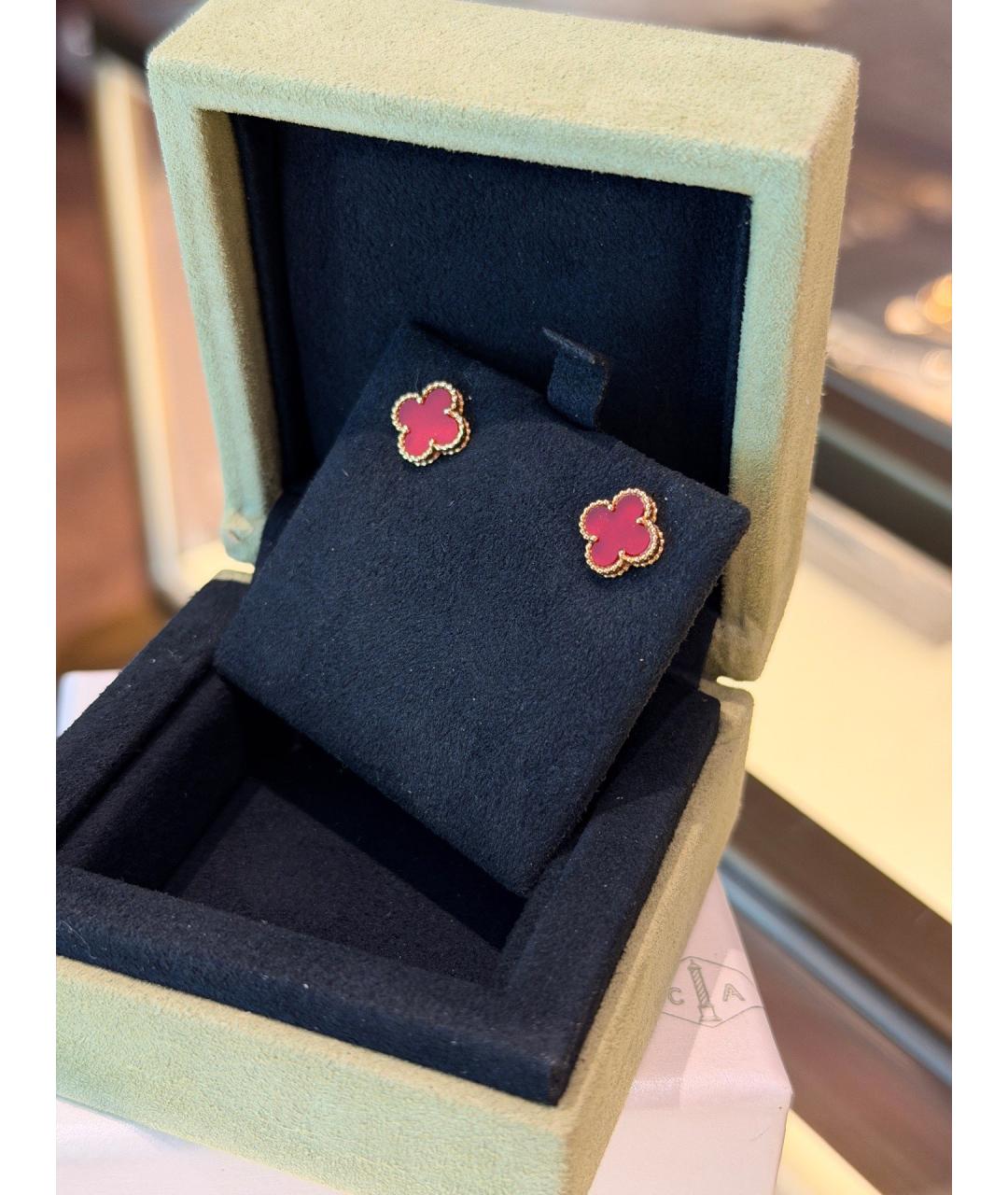 VAN CLEEF & ARPELS Золотые серьги из розового золота, фото 3