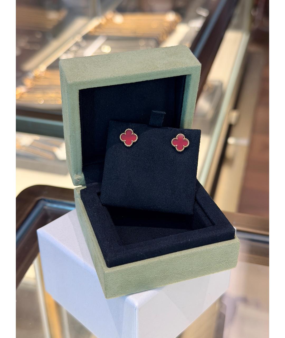 VAN CLEEF & ARPELS Золотые серьги из розового золота, фото 2