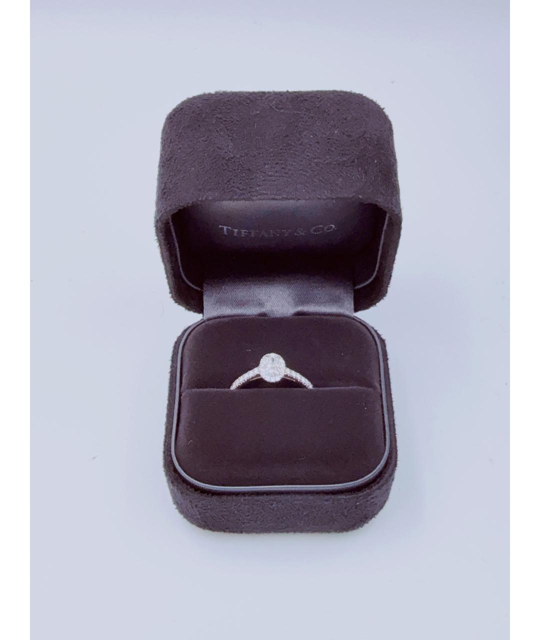 TIFFANY&CO Серебряное платиновое кольцо, фото 8