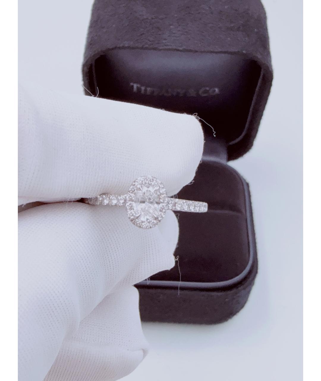 TIFFANY&CO Серебряное платиновое кольцо, фото 9