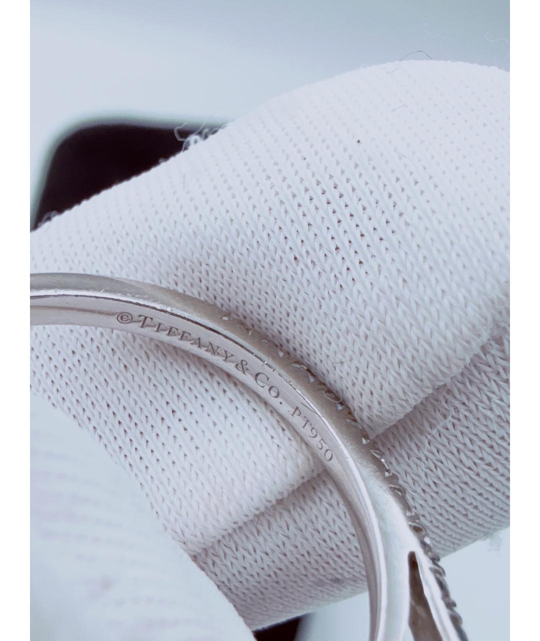 TIFFANY&CO Серебряное платиновое кольцо, фото 6