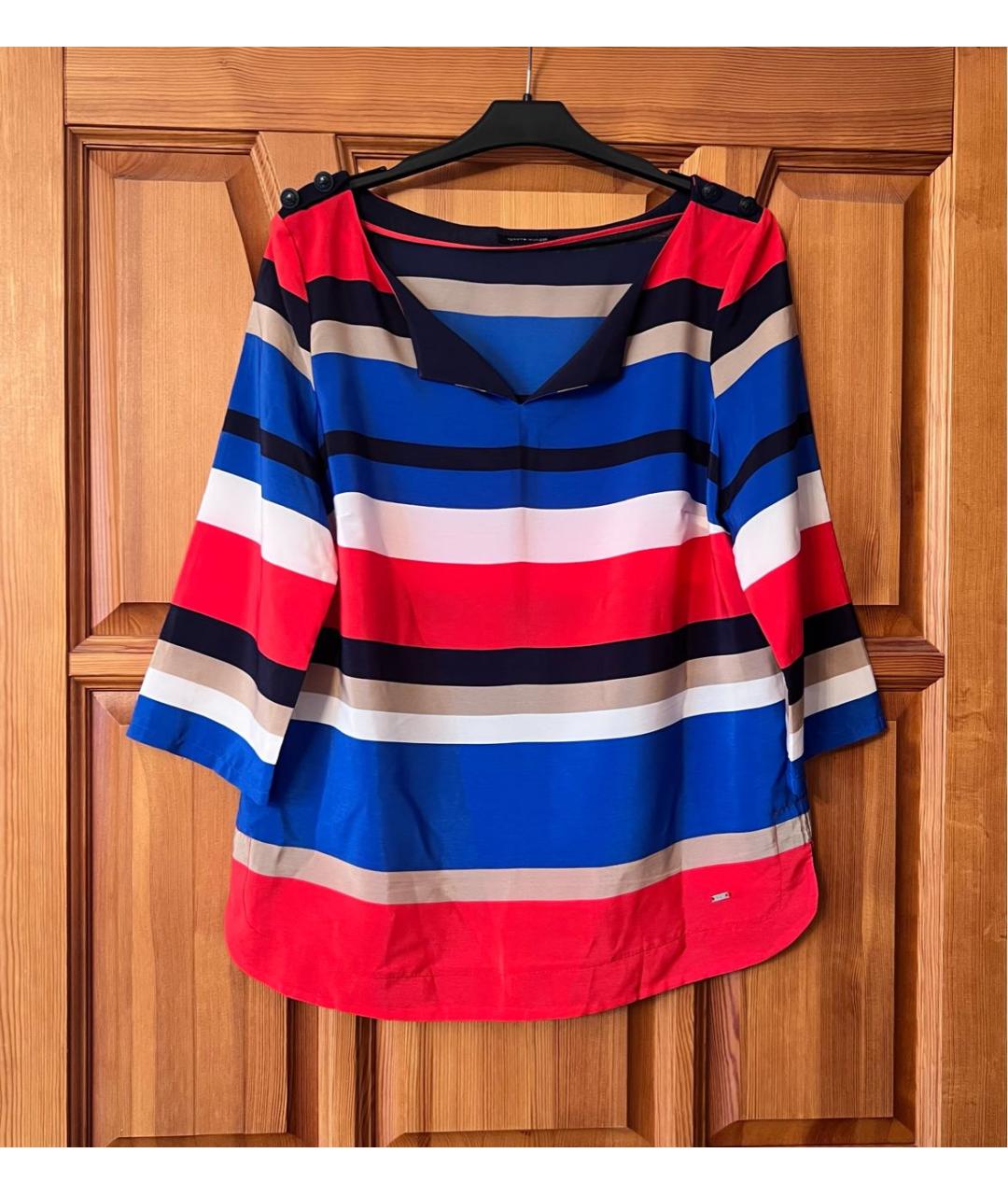 TOMMY HILFIGER Темно-синяя блузы, фото 4
