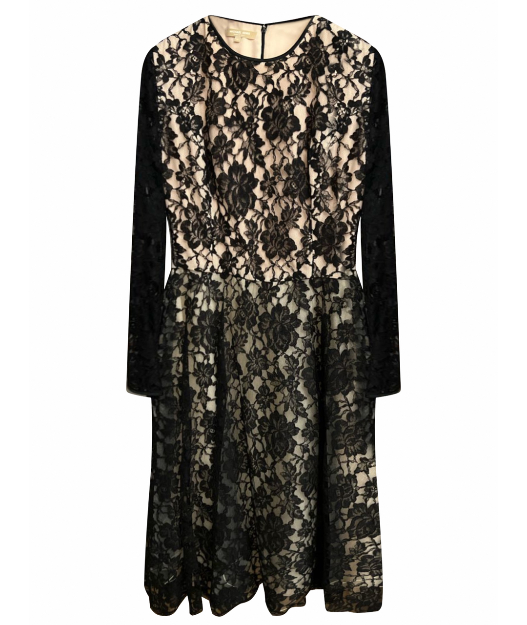 MICHAEL KORS Черное кружевное вечернее платье, фото 1