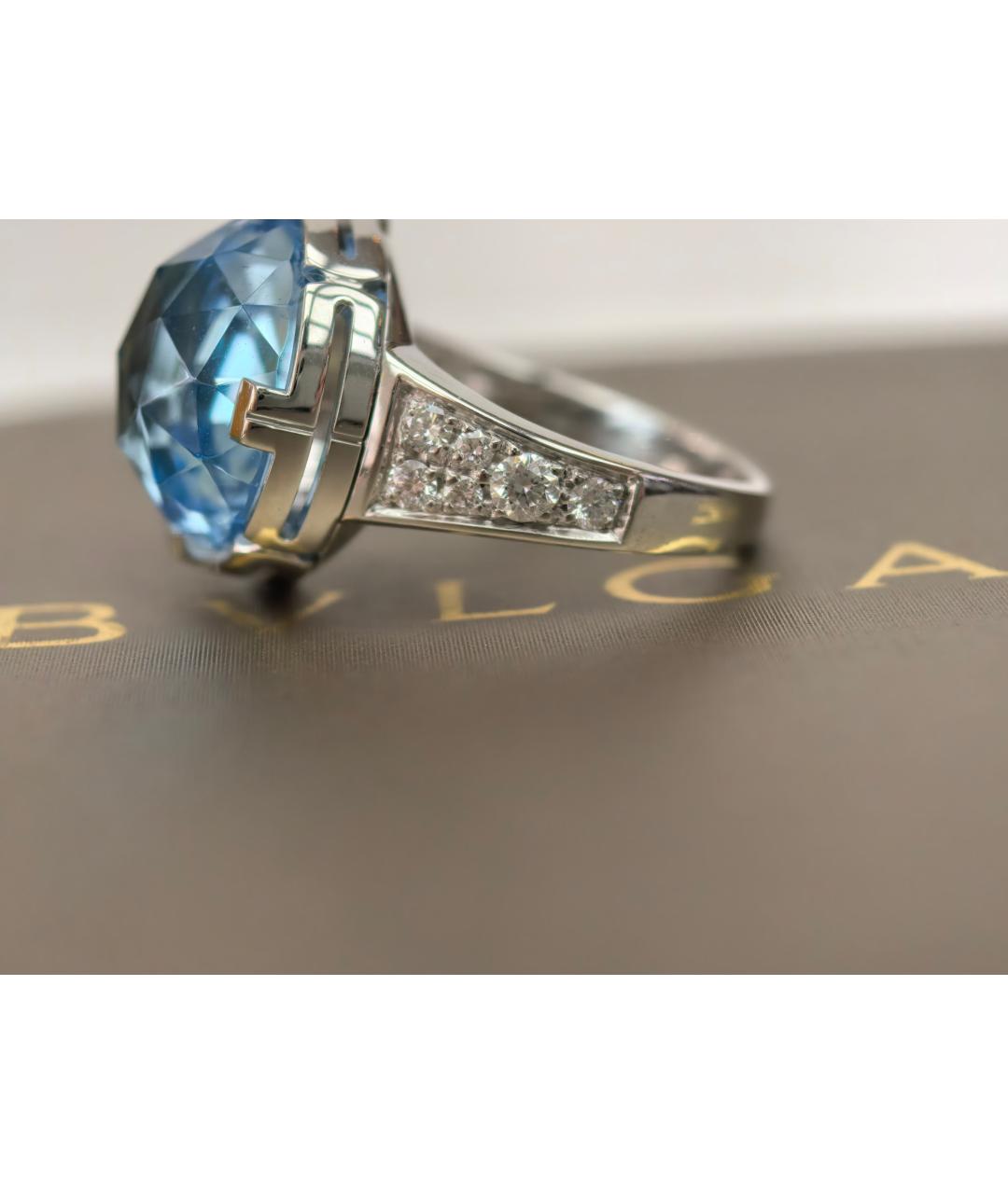 BVLGARI Серебряное кольцо из белого золота, фото 4